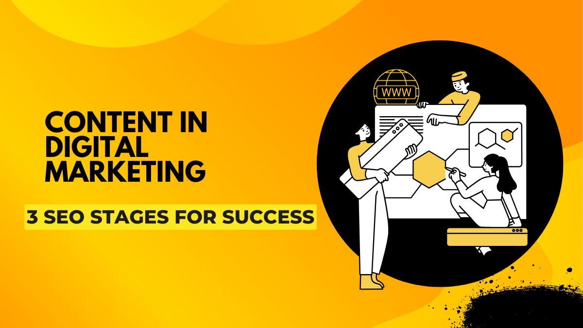 Content in Digital Marketing -3 SEO Stages for Success