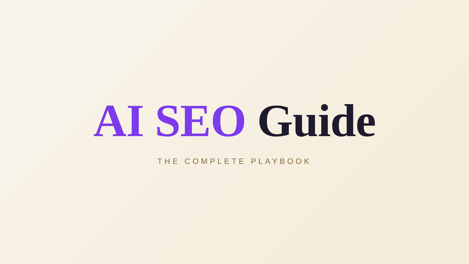AI SEO: The Complete Guide to Using AI for SEO